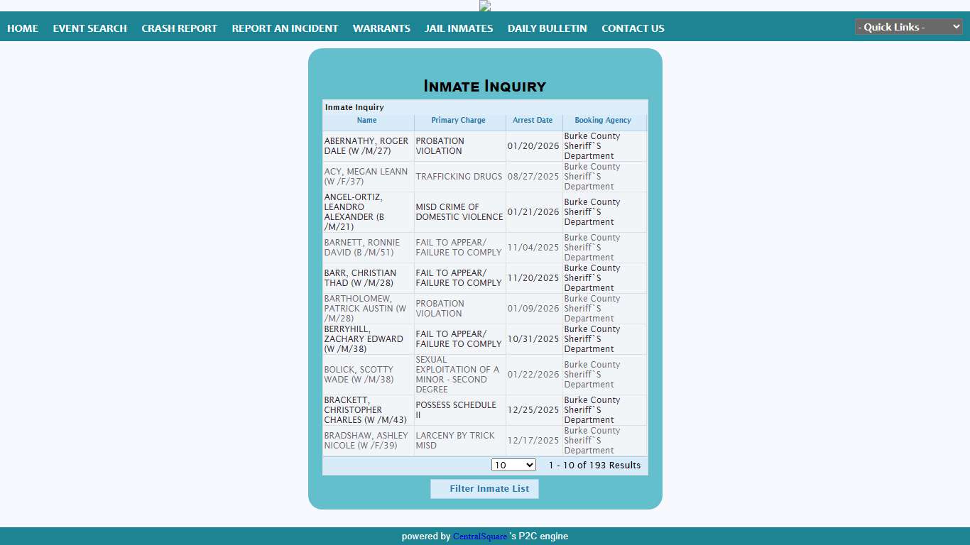 Morganton Department Public Safety P2C
